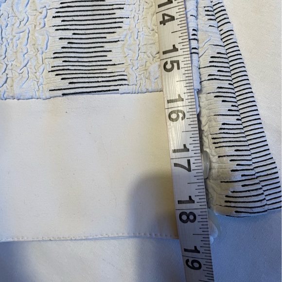 Joseph Ribkoff Full Zip Blazer Jacket Black and White 3/4 Sleeve Size 10 - Picture 14 of 15